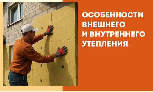 Какие особенности внешнего и внутреннего утепления в Кандалакше