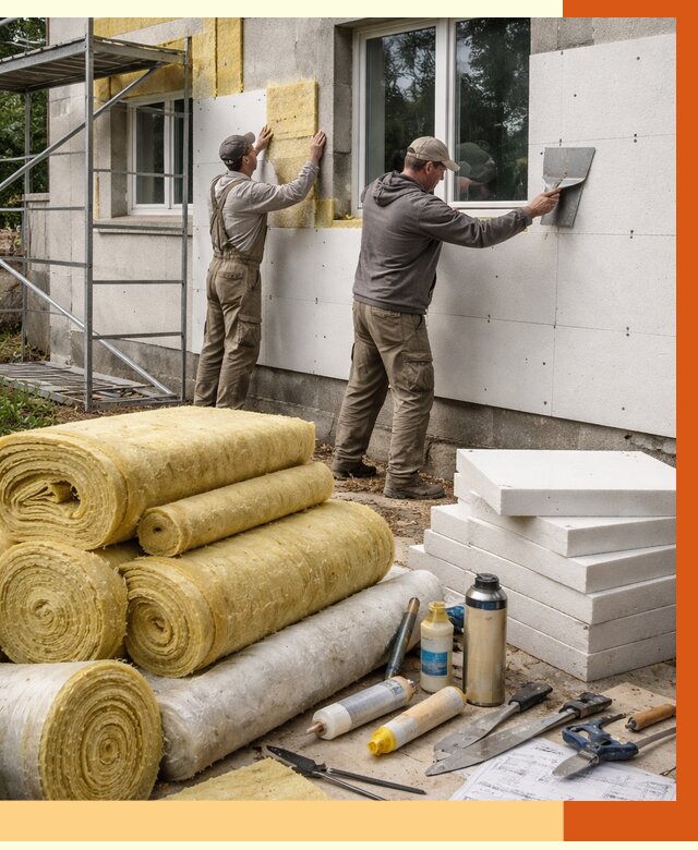 Утепление домов в Кандалакше под ключ от 4243 руб/м2 | Профессионально — ТепломастерКнд