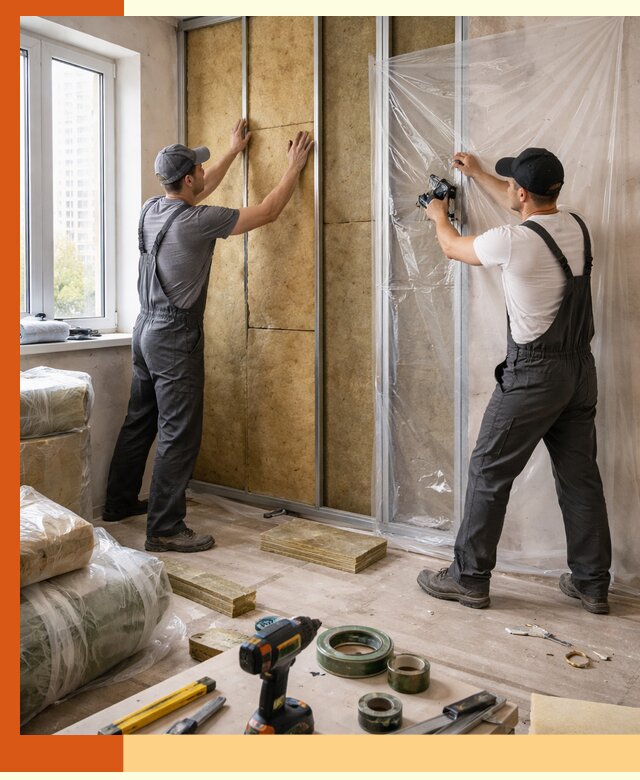 Утепление квартиры изнутри профессионально в Кандалакше