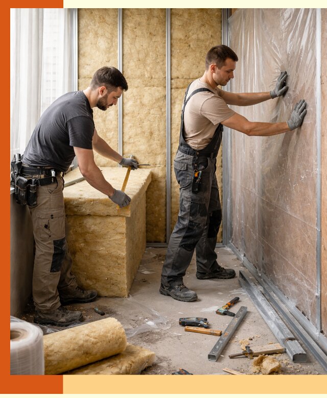 Профессиональное утепление лоджии в Кандалакше эффективно и надежно