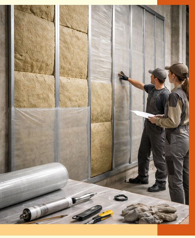 Утепление склада химсырья в Кандалакше от 4546 руб. под ключ | ТепломастерКнд