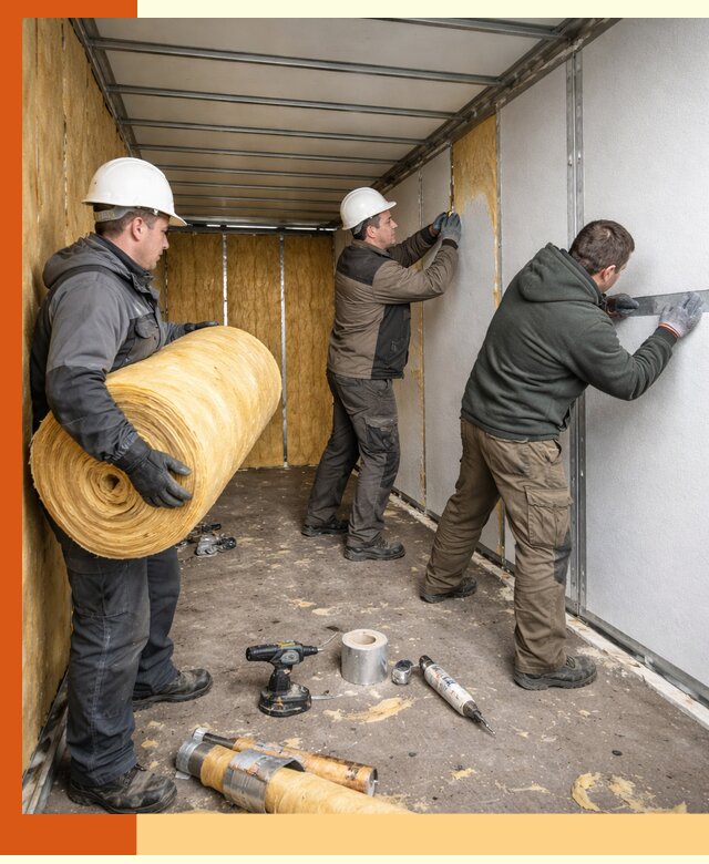 Утепление рефрижераторного контейнера в Кандалакше профессионально и надежно
