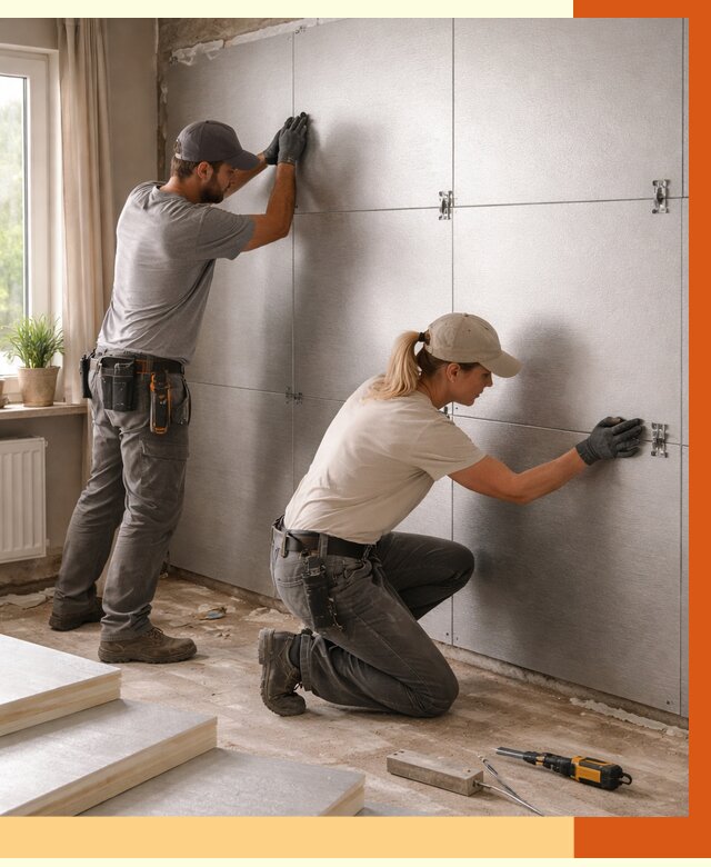 Утепление PIR панелями в Кандалакше от 4243 руб. под ключ | ТепломастерКнд