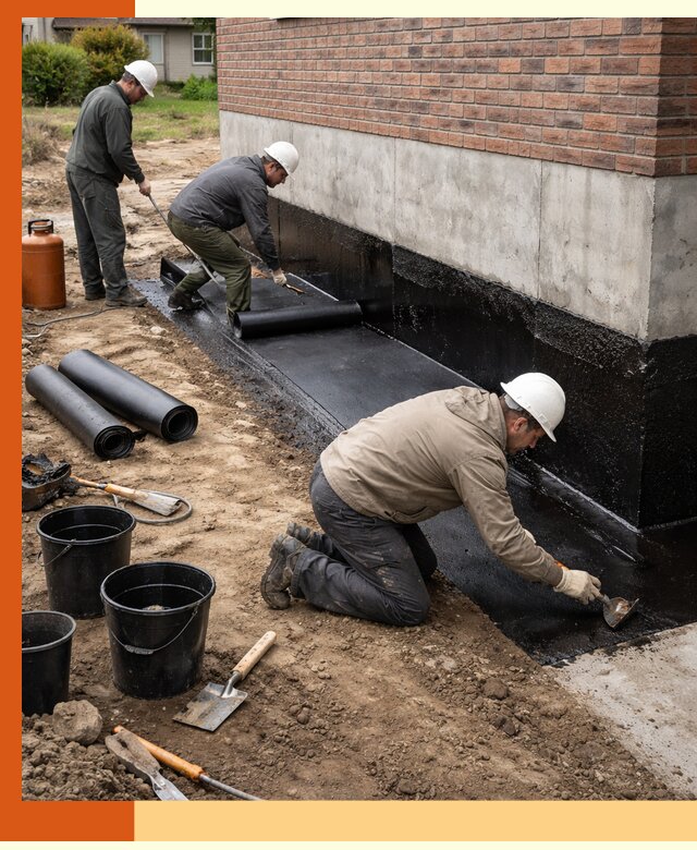 Гидроизоляция фундамента в Кандалакше: надежная защита строений